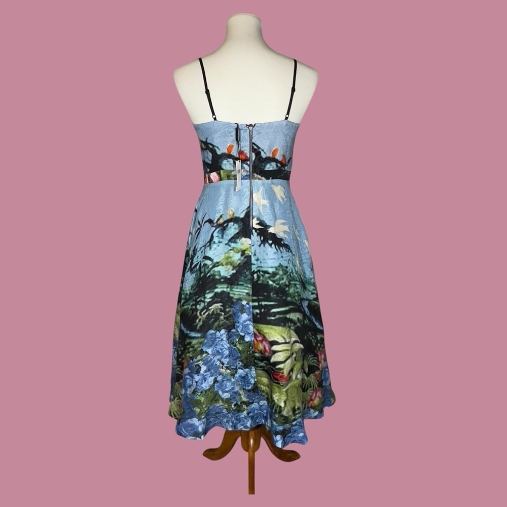 Anthropology x Tracy Reese Scenic View Linen Silk NWT Size 6 - Picture 4 of 16